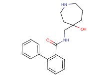 N-[(4-hydroxy-4-azepanyl)methyl]-2-biphenylcarboxamide