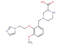 4-{2-[2-(1H-imidazol-1-yl)ethoxy]-3-methoxybenzyl}piperazine-2-carboxylic acid