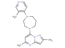 2,5-dimethyl-7-[4-(3-methylpyridin-4-yl)-1,4-diazepan-1-yl]pyrazolo[1,5-a]pyrimidine