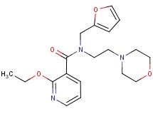 2-ethoxy-N-(2-furylmethyl)-N-(2-morpholin-4-ylethyl)nicotinamide