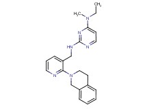 N~2~-{[2-(3,4-dihydroisoquinolin-2(1H)-yl)pyridin-3-yl]methyl}-N~4~-ethyl-N~4~-methylpyrimidine-2,4-diamine