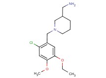1-[1-(2-chloro-5-ethoxy-4-methoxybenzyl)piperidin-3-yl]methanamine