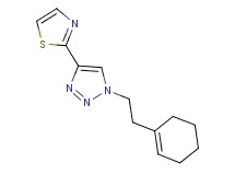 1-(2-cyclohex-1-en-1-ylethyl)-4-(1,3-thiazol-2-yl)-1H-1,2,3-triazole