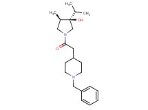 (3R*,4R*)-1-[(1-benzyl-4-piperidinyl)acetyl]-3-isopropyl-4-methyl-3-pyrrolidinol
