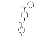 6-amino-N-[1-(morpholin-4-ylcarbonyl)piperidin-4-yl]nicotinamide