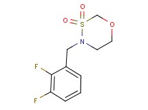 4-(2,3-difluorobenzyl)-1,3,4-oxathiazinane 3,3-dioxide