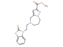 methyl 5-[2-(2-oxo-1,3-benzoxazol-3(2H)-yl)ethyl]-5,6,7,8-tetrahydro-4H-pyrazolo[1,5-a][1,4]diazepine-2-carboxylate