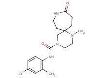 N-(4-chloro-2-methylphenyl)-1-methyl-10-oxo-1,4,9-triazaspiro[5.6]dodecane-4-carboxamide
