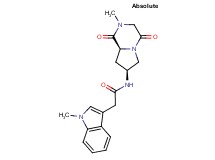 N-[(7S,8aS)-2-methyl-1,4-dioxooctahydropyrrolo[1,2-a]pyrazin-7-yl]-2-(1-methyl-1H-indol-3-yl)acetamide