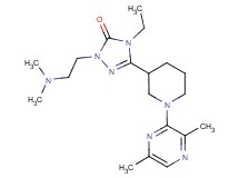 2-[2-(dimethylamino)ethyl]-5-[1-(3,6-dimethylpyrazin-2-yl)piperidin-3-yl]-4-ethyl-2,4-dihydro-3H-1,2,4-triazol-3-one