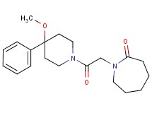 1-[2-(4-methoxy-4-phenylpiperidin-1-yl)-2-oxoethyl]azepan-2-one