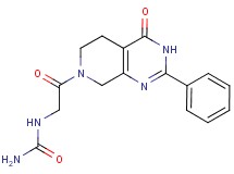 N-[2-oxo-2-(4-oxo-2-phenyl-4,5,6,8-tetrahydropyrido[3,4-d]pyrimidin-7(3H)-yl)ethyl]urea