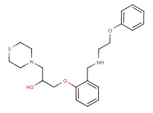 1-(2-{[(2-phenoxyethyl)amino]methyl}phenoxy)-3-(4-thiomorpholinyl)-2-propanol