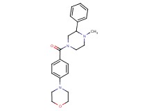 4-{4-[(4-methyl-3-phenylpiperazin-1-yl)carbonyl]phenyl}morpholine