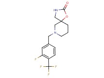 7-[3-fluoro-4-(trifluoromethyl)benzyl]-1-oxa-3,7-diazaspiro[4.5]decan-2-one
