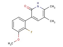 3-(2-fluoro-3-methoxyphenyl)-5,6-dimethylpyridin-2(1H)-one