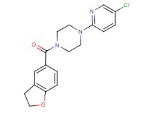 1-(5-chloro-2-pyridinyl)-4-(2,3-dihydro-1-benzofuran-5-ylcarbonyl)piperazine