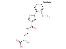 (2S)-2-hydroxy-4-({[1-(2-methoxyphenyl)-1H-pyrazol-4-yl]carbonyl}amino)butanoic acid