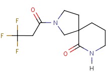 2-(3,3,3-trifluoropropanoyl)-2,7-diazaspiro[4.5]decan-6-one
