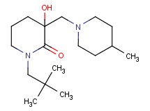 1-(2,2-dimethylpropyl)-3-hydroxy-3-[(4-methyl-1-piperidinyl)methyl]-2-piperidinone