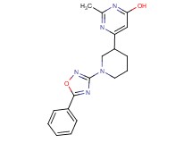 2-methyl-6-[1-(5-phenyl-1,2,4-oxadiazol-3-yl)-3-piperidinyl]-4-pyrimidinol