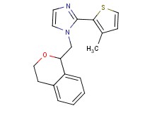 1-(3,4-dihydro-1H-isochromen-1-ylmethyl)-2-(3-methyl-2-thienyl)-1H-imidazole