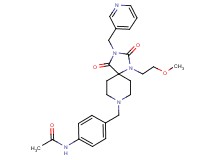 N-(4-{[1-(2-methoxyethyl)-2,4-dioxo-3-(3-pyridinylmethyl)-1,3,8-triazaspiro[4.5]dec-8-yl]methyl}phenyl)acetamide