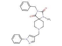 3-benzyl-1-methyl-8-[(1-phenyl-1H-pyrazol-4-yl)methyl]-1,3,8-triazaspiro[4.5]decane-2,4-dione