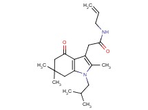 N-allyl-2-(1-isobutyl-2,6,6-trimethyl-4-oxo-4,5,6,7-tetrahydro-1H-indol-3-yl)acetamide