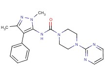 N-(1,3-dimethyl-4-phenyl-1H-pyrazol-5-yl)-4-pyrimidin-2-ylpiperazine-1-carboxamide