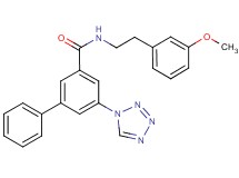 N-[2-(3-methoxyphenyl)ethyl]-5-(1H-tetrazol-1-yl)-3-biphenylcarboxamide