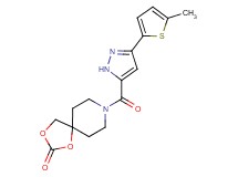 8-{[3-(5-methyl-2-thienyl)-1H-pyrazol-5-yl]carbonyl}-1,3-dioxa-8-azaspiro[4.5]decan-2-one