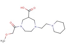 1-(methoxyacetyl)-4-(2-piperidin-1-ylethyl)-1,4-diazepane-6-carboxylic acid