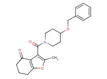 3-{[4-(benzyloxy)-1-piperidinyl]carbonyl}-2-methyl-6,7-dihydro-1-benzofuran-4(5H)-one