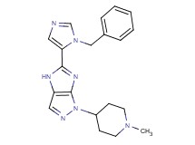 5-(1-benzyl-1H-imidazol-5-yl)-1-(1-methyl-4-piperidinyl)-1,4-dihydroimidazo[4,5-c]pyrazole