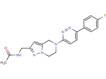 N-({5-[6-(4-fluorophenyl)pyridazin-3-yl]-4,5,6,7-tetrahydropyrazolo[1,5-a]pyrazin-2-yl}methyl)acetamide