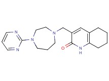 3-{[4-(2-pyrimidinyl)-1,4-diazepan-1-yl]methyl}-5,6,7,8-tetrahydro-2(1H)-quinolinone bis(trifluoroacetate)