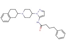 4-phenyl-N-{1-[1-(1,2,3,4-tetrahydro-2-naphthalenyl)-4-piperidinyl]-1H-pyrazol-5-yl}butanamide