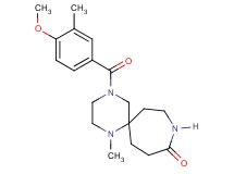 4-(4-methoxy-3-methylbenzoyl)-1-methyl-1,4,9-triazaspiro[5.6]dodecan-10-one