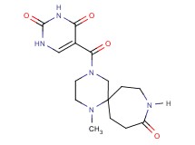 5-[(1-methyl-10-oxo-1,4,9-triazaspiro[5.6]dodec-4-yl)carbonyl]-2,4(1H,3H)-pyrimidinedione