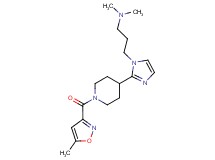 N,N-dimethyl-3-(2-{1-[(5-methylisoxazol-3-yl)carbonyl]piperidin-4-yl}-1H-imidazol-1-yl)propan-1-amine