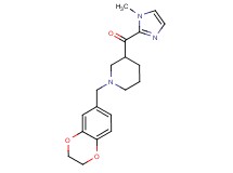 [1-(2,3-dihydro-1,4-benzodioxin-6-ylmethyl)-3-piperidinyl](1-methyl-1H-imidazol-2-yl)methanone