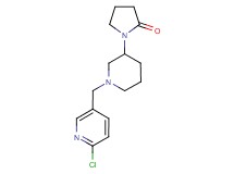 1-{1-[(6-chloropyridin-3-yl)methyl]piperidin-3-yl}pyrrolidin-2-one