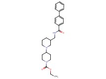 ethyl 3-{[(4-biphenylylcarbonyl)amino]methyl}-1,4'-bipiperidine-1'-carboxylate