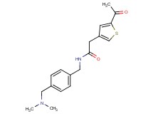 2-(5-acetyl-3-thienyl)-N-{4-[(dimethylamino)methyl]benzyl}acetamide trifluoroacetate