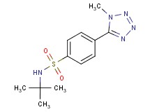 N-(tert-butyl)-4-(1-methyl-1H-tetrazol-5-yl)benzenesulfonamide