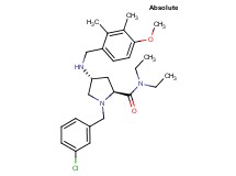 (4R)-1-(3-chlorobenzyl)-N,N-diethyl-4-[(4-methoxy-2,3-dimethylbenzyl)amino]-L-prolinamide