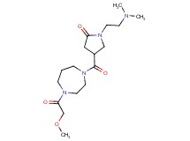 1-[2-(dimethylamino)ethyl]-4-{[4-(methoxyacetyl)-1,4-diazepan-1-yl]carbonyl}pyrrolidin-2-one
