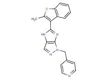 5-(2-methyl-1-benzothien-3-yl)-1-(pyridin-4-ylmethyl)-1,4-dihydroimidazo[4,5-c]pyrazole