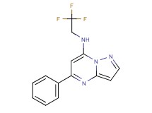 5-phenyl-N-(2,2,2-trifluoroethyl)pyrazolo[1,5-a]pyrimidin-7-amine